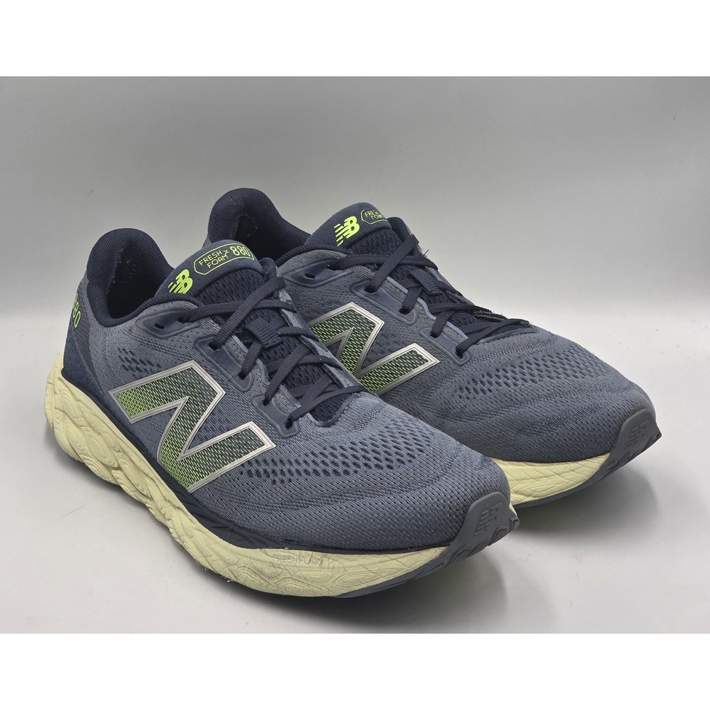New Balance Fresh Foam X 880v14 Running Men's 12M Arctic Grey Navy Green M880G14